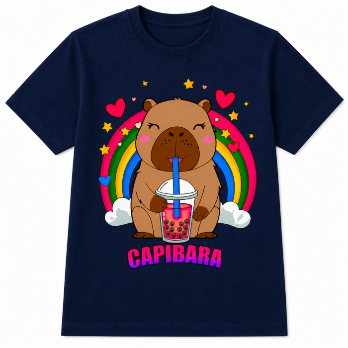 Футболка капі синя